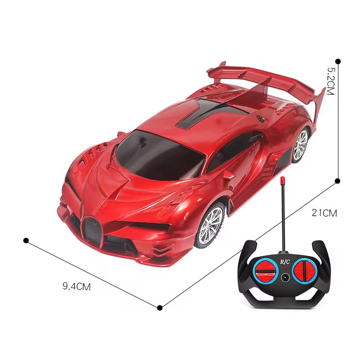 Electric Sports Car Model Four-Way 1:18 Series Simulation RC Racing Car with Wireless Lights Kids Remote Control Toys RC Car Off Road Hobby Racing Car Toys Gift for 3 to 14 Years Old Boys, Girls
