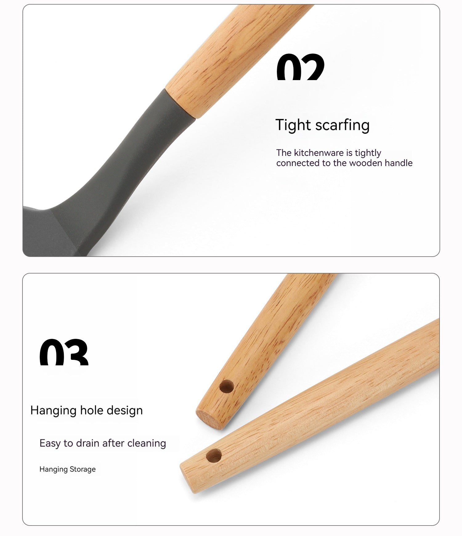 12-Piece Compact Silicone Kitchen Utensil Set With Wooden Handles & Storage Bucket– BPA-Free, Heat Resistant  Silicone cooking Tools, Non-Stick, Eco Friendly– Ideal for Small Kitchens & Gifting.