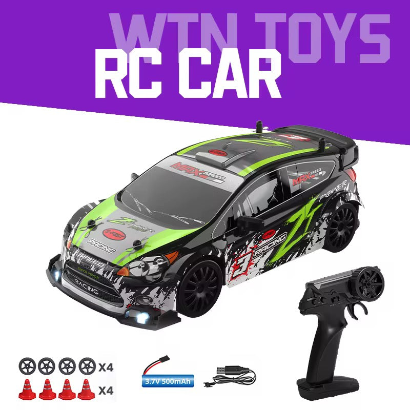 Global 4WD Drifting Remote Control Car RC Half-Scale Car 1:24 Professional RC Vehicle Radio Control with LED Lights RTR Speed Trim Racing Simulation CrossBorder Sport Car 4Channel 30m RangeSpeed20km/h