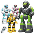 Gesture Sensing RC Robot Toy for Kids, Smart Interactive Dancing Robot with Voice Recording & Playback, LED Lights, Touch & Remote Control, Music & Magic Sound Educational Toy for Boys & Girls