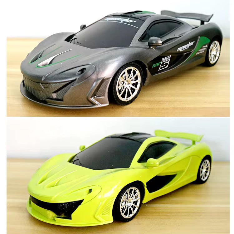 Electric Sports Car Model Four-Way 1:18 Series Simulation RC Racing Car with Wireless Lights Kids Remote Control Toys RC Car Off Road Hobby Racing Car Toys Gift for 3 to 14 Years Old Boys, Girls