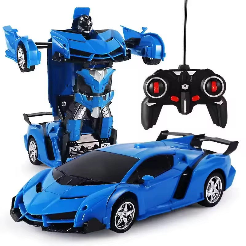 aron Transform RC Car Large 2 in1 Deformation Vehicle, Educational Assembly Toy for Boys and Girls, Interactive Building Role Play for Home or Classroom, Cognitive Suitable for Children, Learning Gift