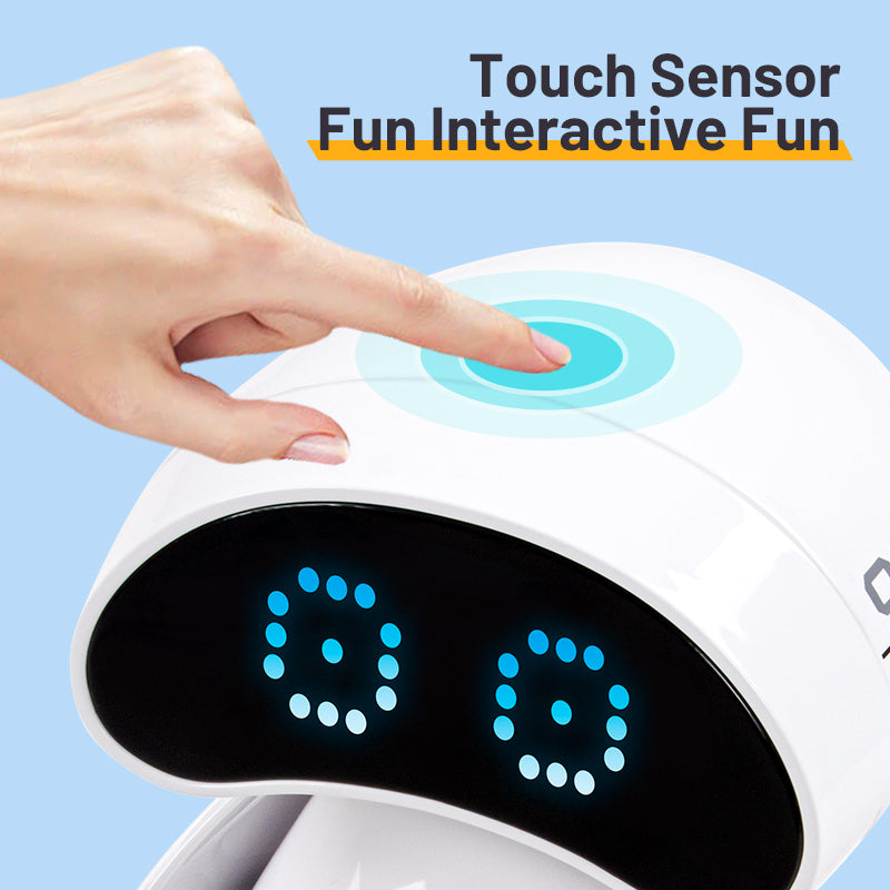 Mini Smart Robot Toy for Kids, Interactive Voice & Music Dancing Robot with Remote Control, Talking AI Companion Toy with Lights & Sound, Educational Electronic Toy Gift for Boys & Girls