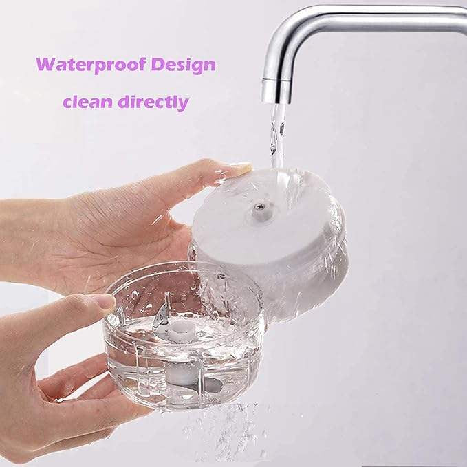 Electric Garlic Chopper, Portable Rechargeable Food Processor, Mini Garlic Grinder Masher Onion Chopper with Stainless Steel Blade, Cordless Mini Veggie Chopper for Nuts, Ginger, Chili, Fruit, Meat, Baby Food Processor