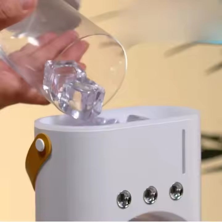 New Double-ended Fan 3 Speeds Air Conditioner Portable Cooling Air Three-ended 400ml Capacity Spray Fan With Night Light