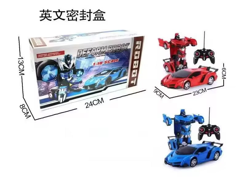 aron Transform RC Car Large 2 in1 Deformation Vehicle, Educational Assembly Toy for Boys and Girls, Interactive Building Role Play for Home or Classroom, Cognitive Suitable for Children, Learning Gift