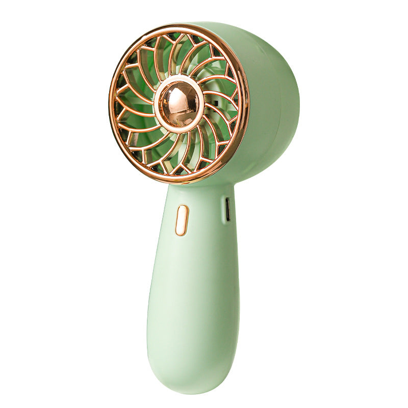 Mini Portable Fan Cute Handheld Battery Operated Lightweight Small Personal Fans with 3 Speeds and USB Rechargeable Eyelash Fan for Stylish Girl Kids Women Men Office Outdoor Travel Camping Students Children