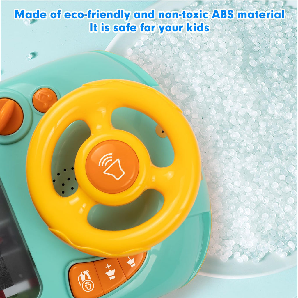 Children Early Educational Interactive Tabletop Kids Car Race Desktop Puzzle Game with Fun Obstacle Avoidance Driving Simulator Simulated Driving Car Game with Music Sound Effects for Preschool