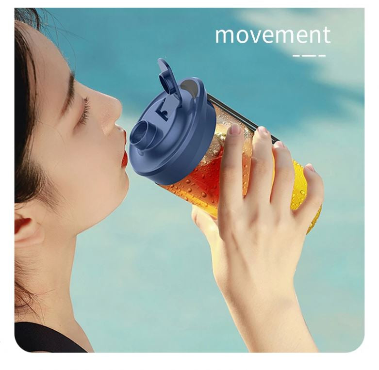 Portable Blender, Personal Blender USB Rchargeable, Mini Blender for Shakes and Smoothies, 400ML Portable Fruit Veggie Juicer Cup With 6 Blades and Travel Lid, Handheld Blender for Travel Gym Kitchen