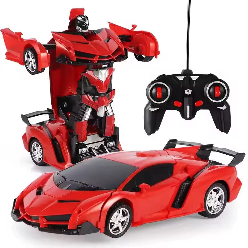 aron Transform RC Car Large 2 in1 Deformation Vehicle, Educational Assembly Toy for Boys and Girls, Interactive Building Role Play for Home or Classroom, Cognitive Suitable for Children, Learning Gift