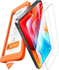 Screen Protector with Fast & Easy install kit for Samsung Galaxy S24 Ultra-S24-S24+ Finger Print Reader Compatible, Clear 9H Tempered Glass Film, Anti Scratch, Dust-Bubble-Free