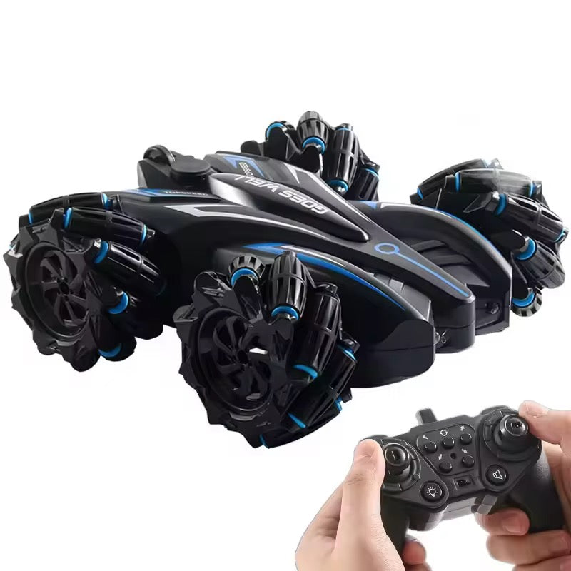 Double Spray Double-Sided 2.4G Remote Control High Speed Stunt Car 360-degree Rotation 4x4 RC Car Lighting Hand Gesture Sensing and Climbing Remote Control Toy Mult Directional Driving