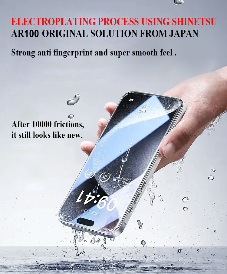 Screen Protector for iPhone 17-Air/Pro/pro max 9H+ Tempered Glass, Military-Grade Drop Protection, Easy Installation Frame, HD Clear Tempered Glass Film with Installation Frame, Anti-Scratch, Bubble Free