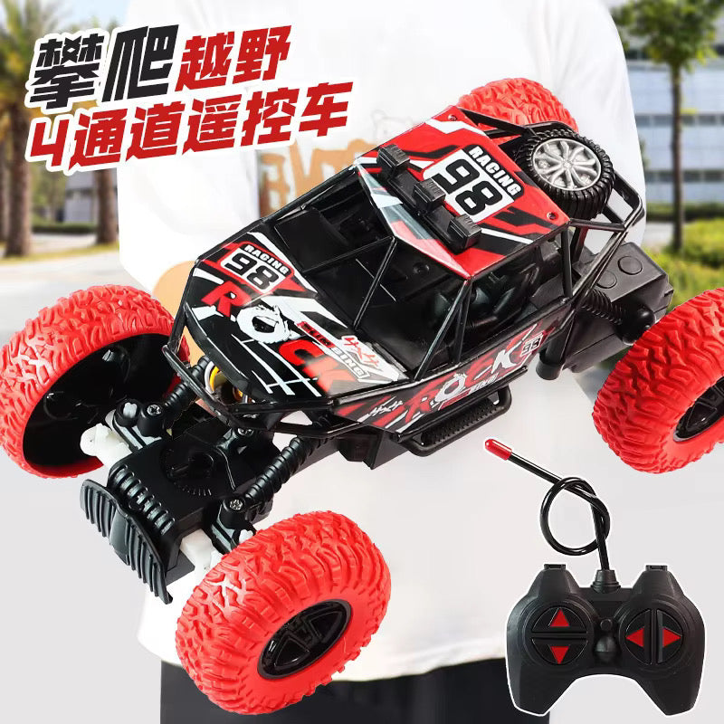 AiJH RC Car Carro De Control Remoto Rotating Double Side Radio Control Toys with Music and Light RC Stunt Rotation 360° Climbing Remote Control 4x4 RC Car Lighting Hand Multi Directional Driving