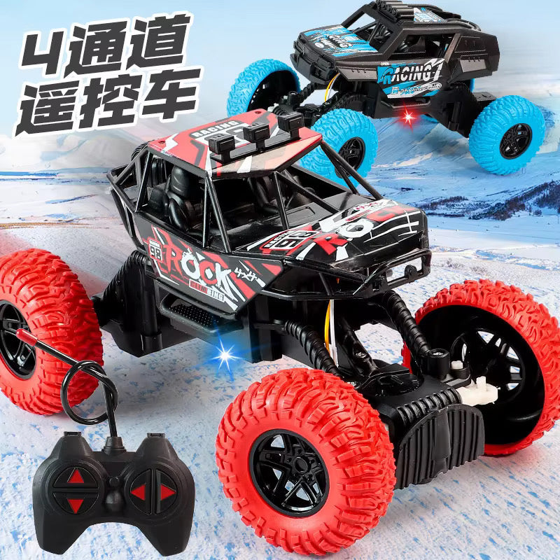 AiJH RC Car Carro De Control Remoto Rotating Double Side Radio Control Toys with Music and Light RC Stunt Rotation 360° Climbing Remote Control 4x4 RC Car Lighting Hand Multi Directional Driving