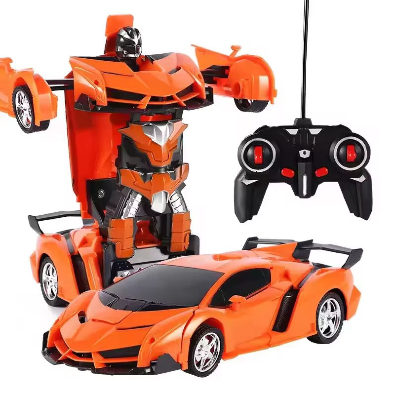 aron Transform RC Car Large 2 in1 Deformation Vehicle, Educational Assembly Toy for Boys and Girls, Interactive Building Role Play for Home or Classroom, Cognitive Suitable for Children, Learning Gift