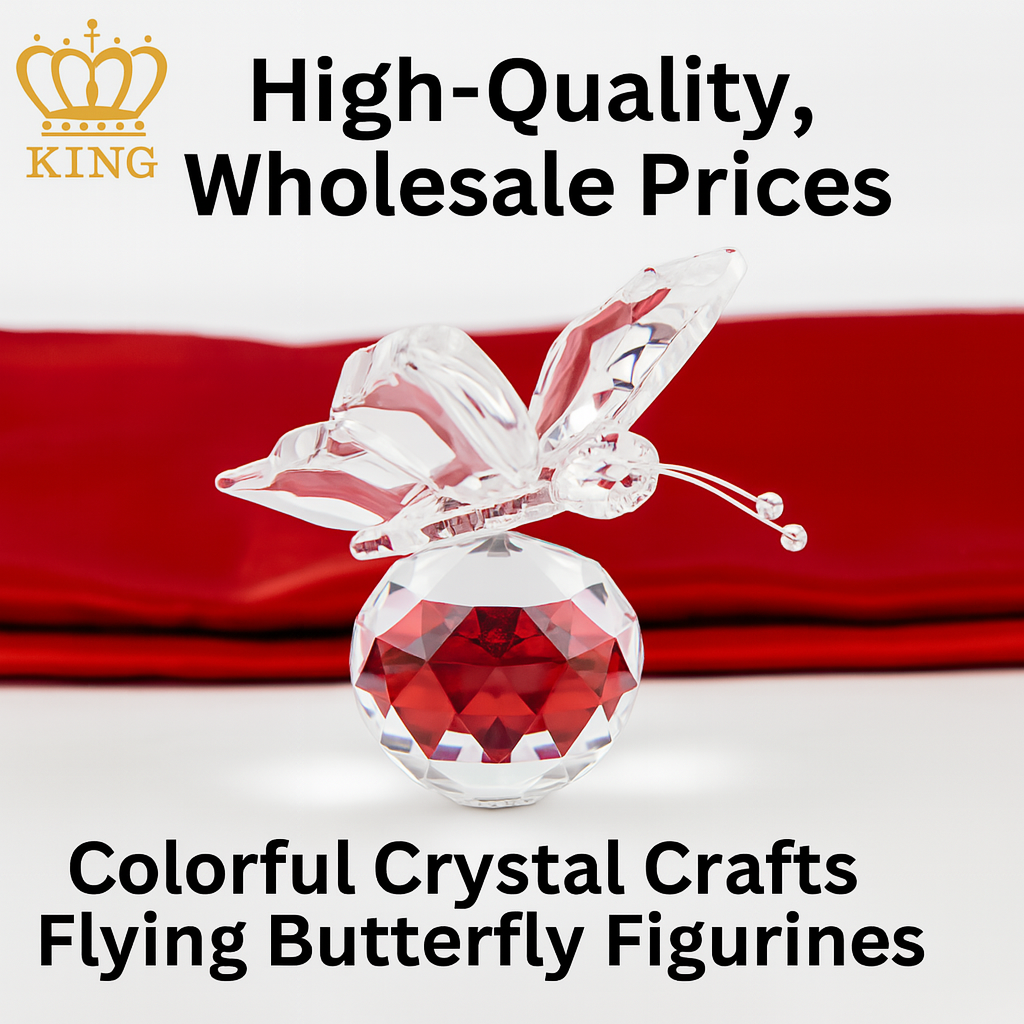 Wings of Light: Crystal Butterfly Paperweights in Dazzling Detail