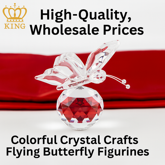 Wings of Light: Crystal Butterfly Paperweights in Dazzling Detail