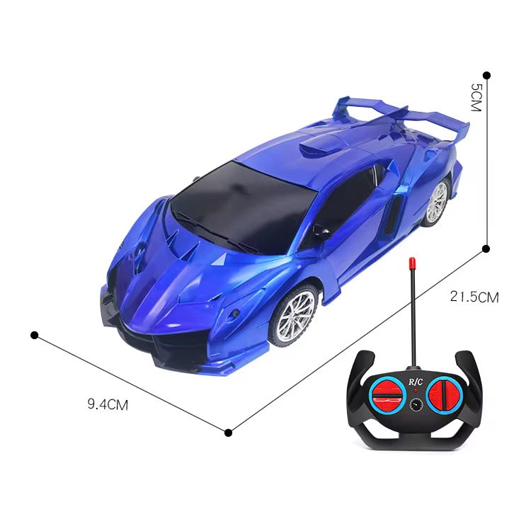 Electric Sports Car Model Four-Way 1:18 Series Simulation RC Racing Car with Wireless Lights Kids Remote Control Toys RC Car Off Road Hobby Racing Car Toys Gift for 3 to 14 Years Old Boys, Girls