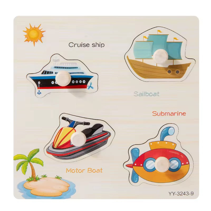 Tiny Hands, Big Discoveries—Dive into Learning Montessori Sea Animal Puzzle – Learn, Laugh, Discover