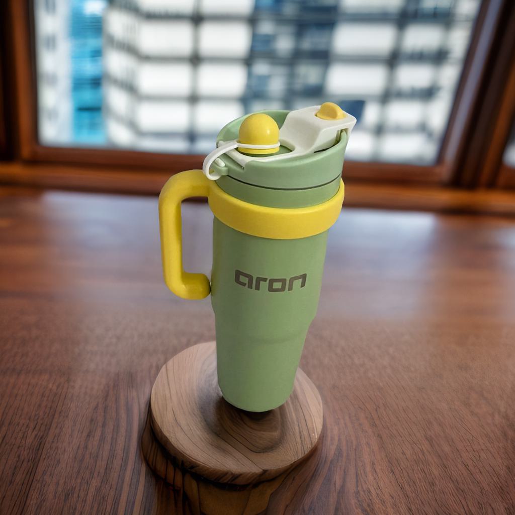 aron Mood Cup 900ml Insulated Stainless Steel Travel Mug with Handle