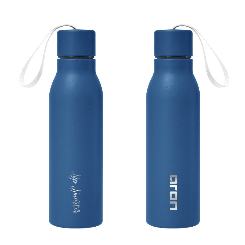 Aron 500ml Insulated Water Bottle, Double Wall Stainless Steel Tumbler, BPA-Free Leak Proof Reusable Drinking Bottle for Hot & Cold Drinks, Non-Slip Sweat-Free Travel Bottle for Gym, Office, Sports