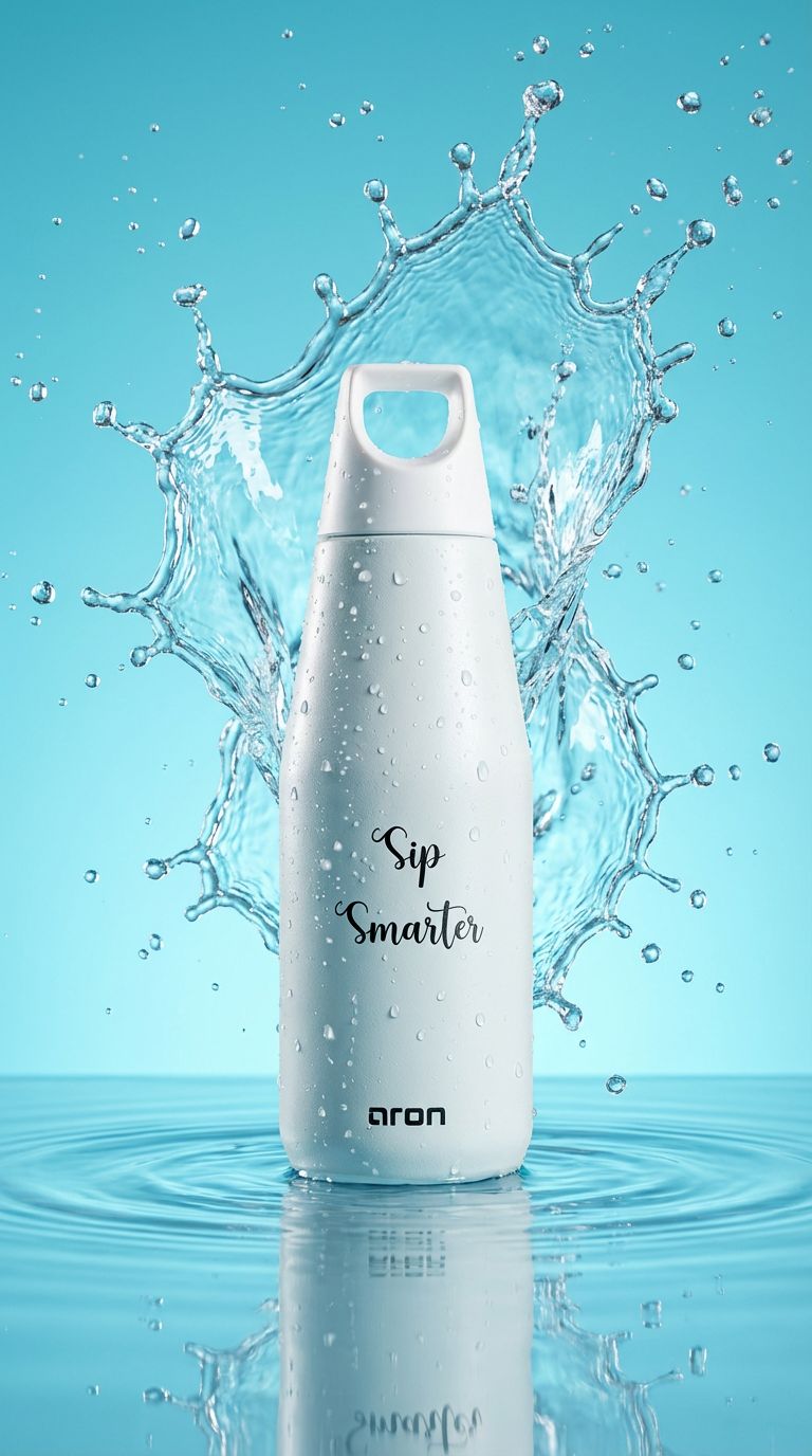 Aron Handle Cup - 580ml Insulated Stainless Steel Water Bottle