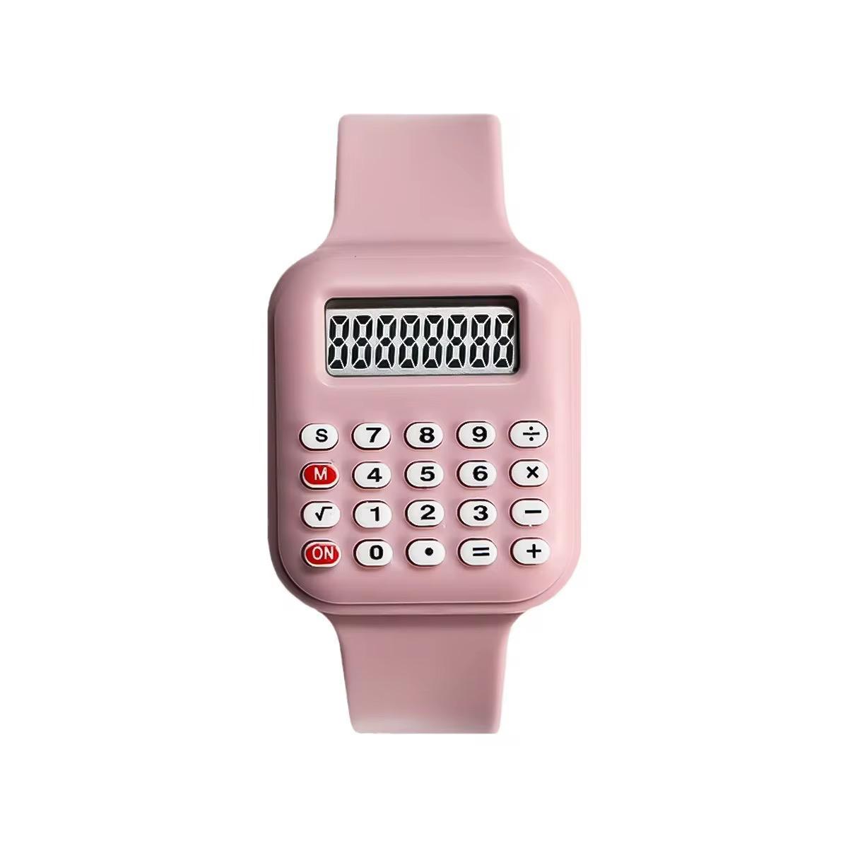 Luxury Kids Smart Watch Jewelry We Men Women Digital Wrist watch Multifunctional Calculator Watch Math Calculation Date Time Function Watch for Students Office Quality Silicone Gift