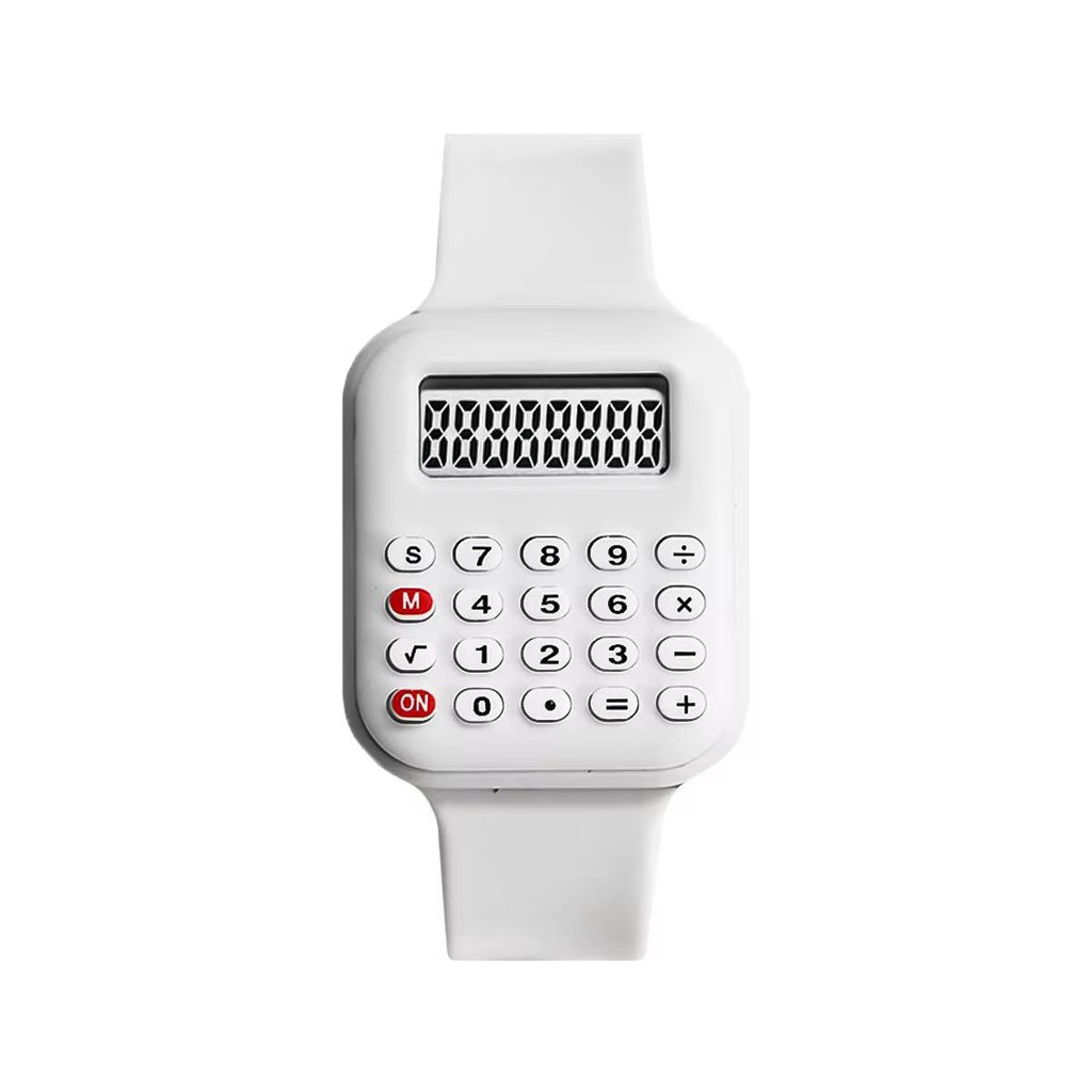Luxury Kids Smart Watch Jewelry We Men Women Digital Wrist watch Multifunctional Calculator Watch Math Calculation Date Time Function Watch for Students Office Quality Silicone Gift