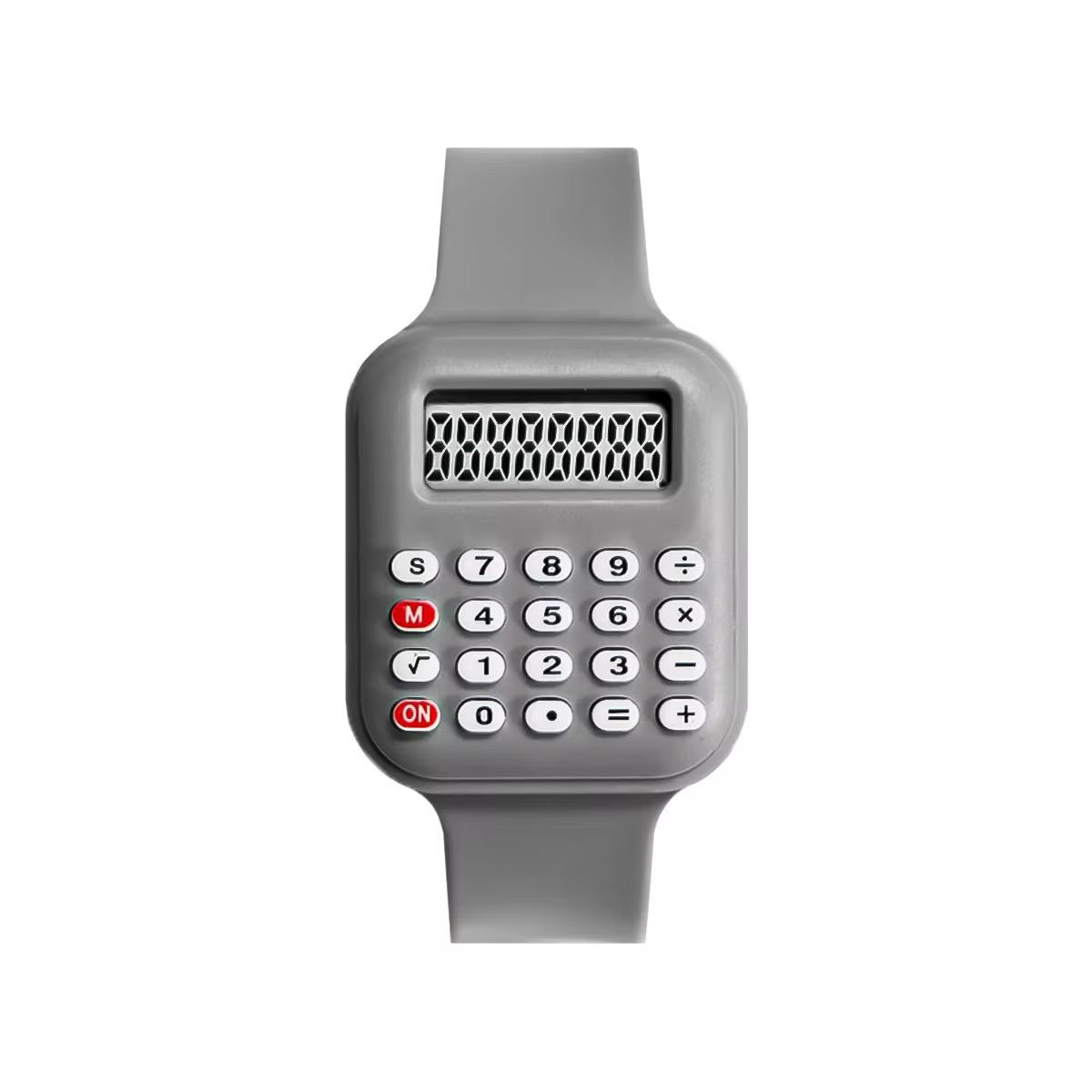 Luxury Kids Smart Watch Jewelry We Men Women Digital Wrist watch Multifunctional Calculator Watch Math Calculation Date Time Function Watch for Students Office Quality Silicone Gift
