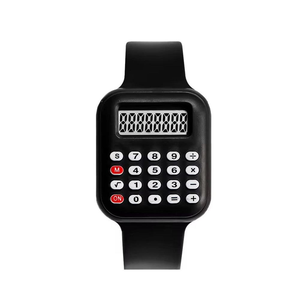 Luxury Kids Smart Watch Jewelry We Men Women Digital Wrist watch Multifunctional Calculator Watch Math Calculation Date Time Function Watch for Students Office Quality Silicone Gift