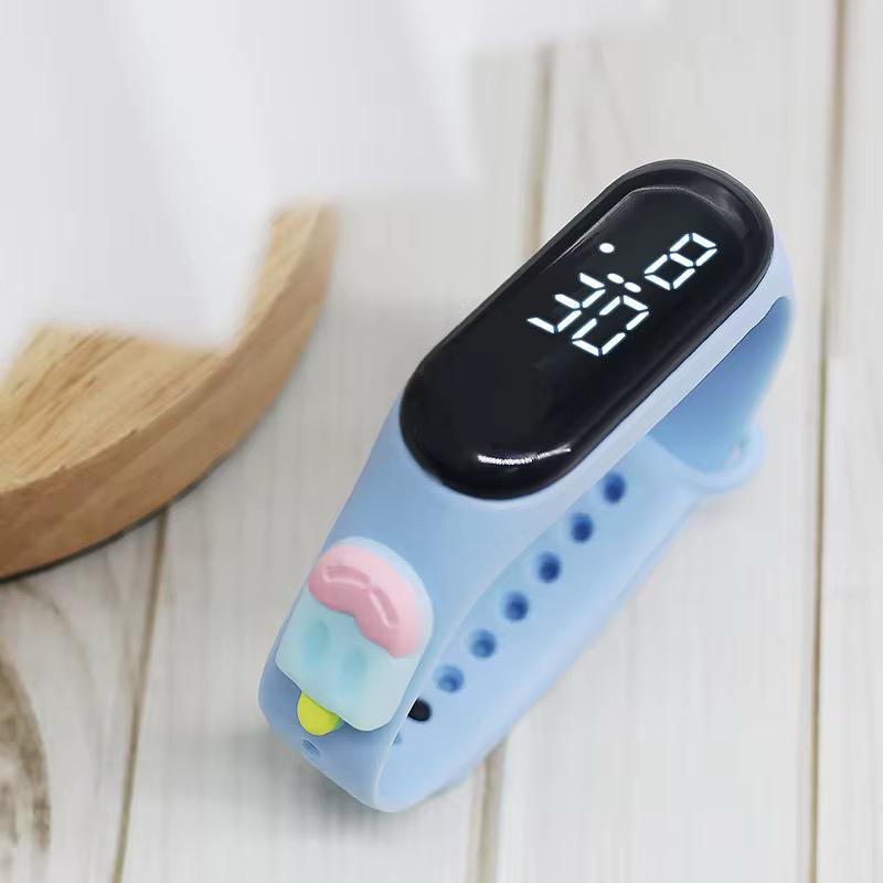 Luxury Kids Smart Watch Jewelry We Men Women Digital Wrist watch Multifunctional Calculator Watch Math Calculation Date Time Function Watch for Students Office Quality Silicone Gift