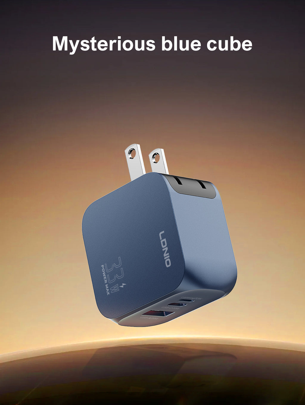 Q5 GaN 33W Fast Charger – 1×USB-C + 1×Lightning + 1×USB-A | PD / PPS / QC3.0 | US/EU/UK Plug Options