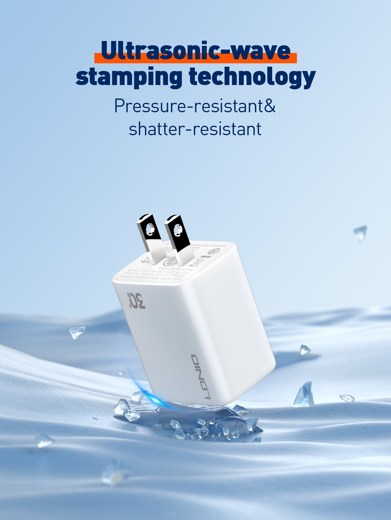 30W PD Fast Charger A1508C With Type-C to Type-C, Type C to Lightning – Support PD3.0 / PPS / QC3.0 / SCP / FCP