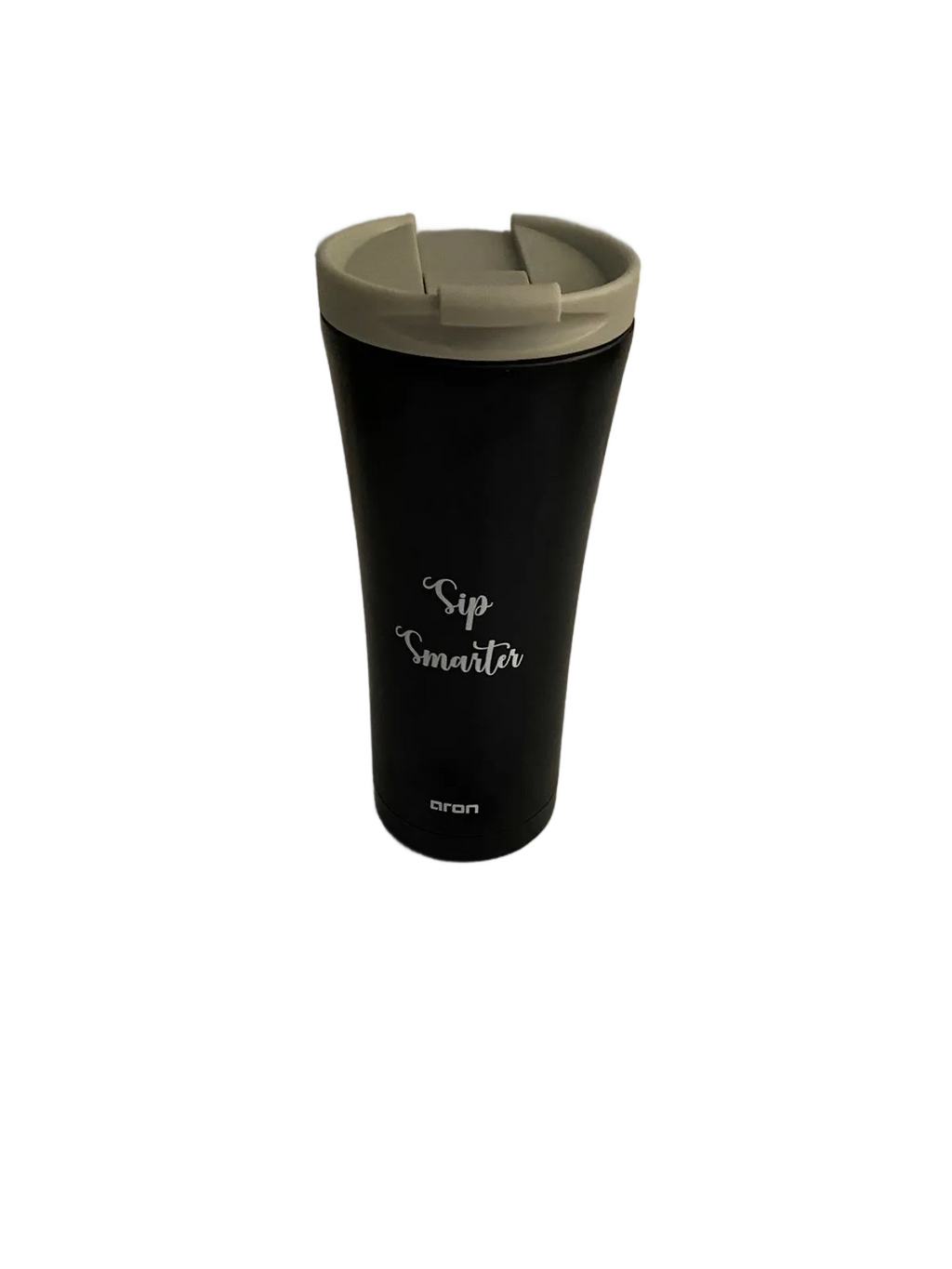 Premium Aron 500ml Double-Walled Stainless Steel Car Cup with "Sip Smarter" Engraving - Ideal for Coffee, Tea, and Water On-the-Go