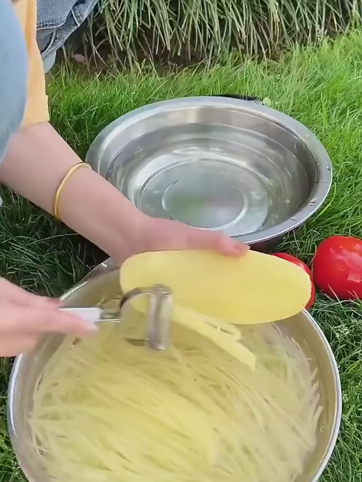 Vegetable Peeler, Julienne Peeler, Double-Sided Blade Fruit Peeler, Vegetable and Fruit Slicer, Potato Peelers, for Carrot Potato Melon Gadget Vegetable Fruit