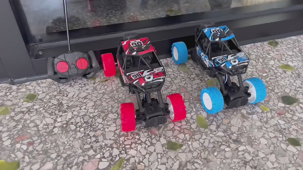 AiJH RC Car Carro De Control Remoto Rotating Double Side Radio Control Toys with Music and Light RC Stunt Rotation 360° Climbing Remote Control 4x4 RC Car Lighting Hand Multi Directional Driving