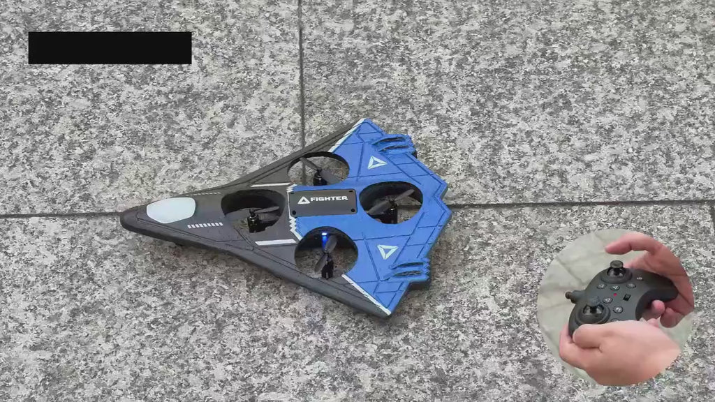 Aron Obstacle Avoidance Fly Jet Rc Plane 6-Axis Gyro Avion a Control Remote Avion De 360° Flip Helicopter RC Plane Fighter Jet with Light Rc Glider Jet Stunt Airplane Model Toys Drone Flight
