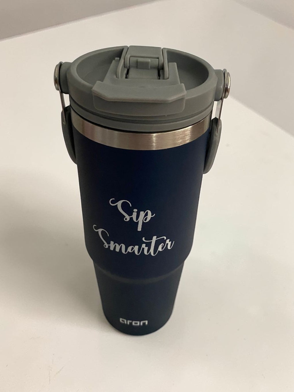 Aron "Sip Smarter" 600ml New Silicone-Wrapped Double-Use Car Cup - Premium 304/201 Stainless Steel Insulated Tumbler for Hot & Cold Beverages