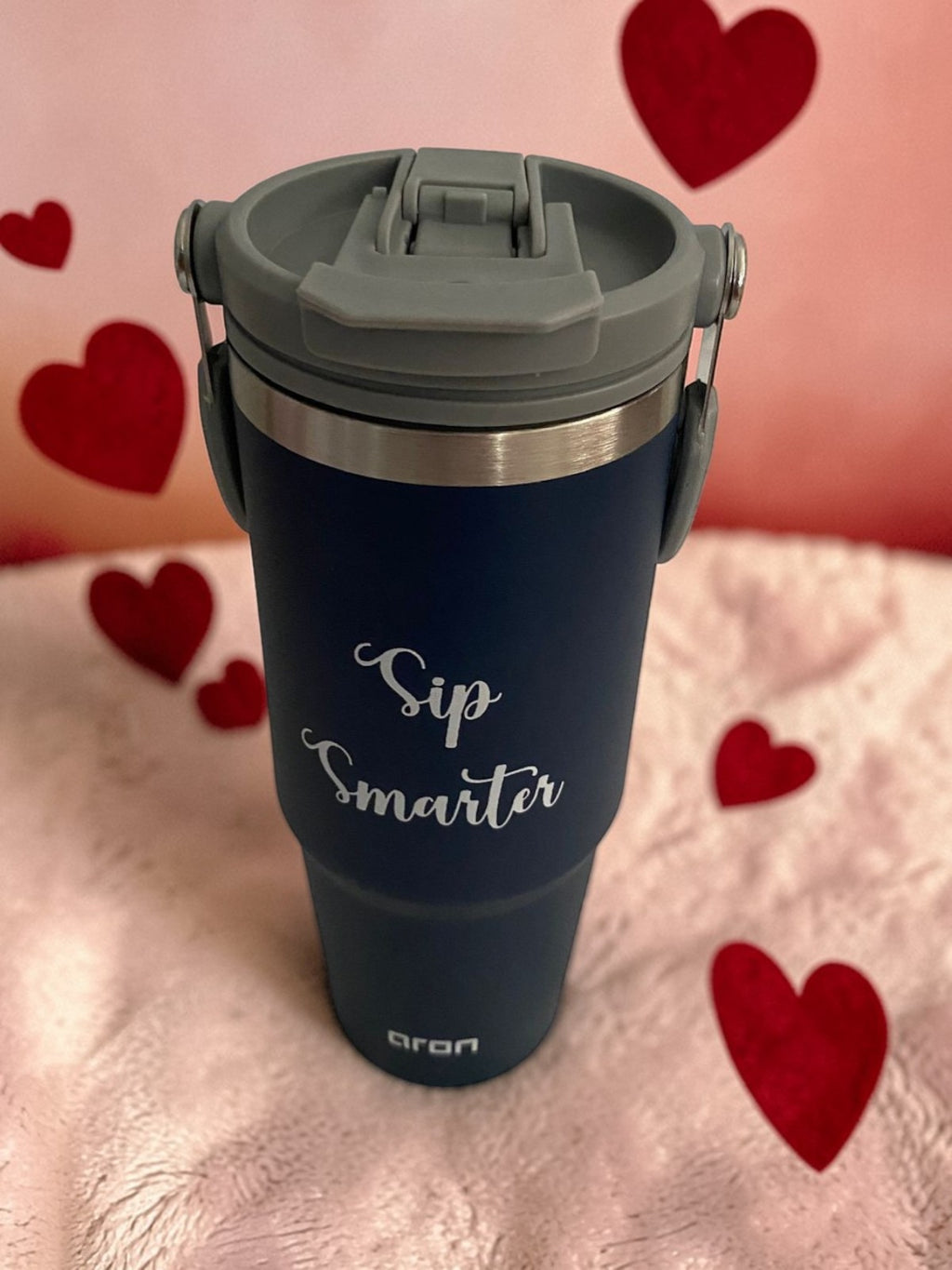Aron "Sip Smarter" 600ml New Silicone-Wrapped Double-Use Car Cup - Premium 304/201 Stainless Steel Insulated Tumbler for Hot & Cold Beverages