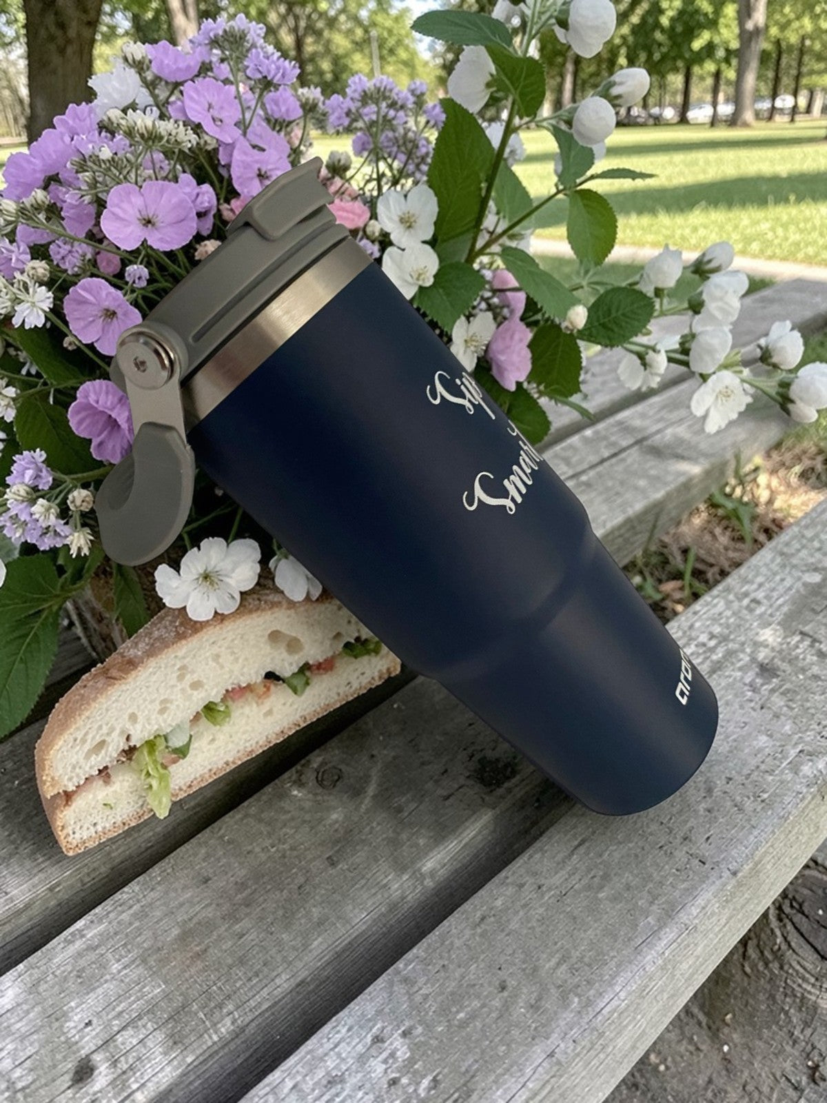 Aron "Sip Smarter" 600ml New Silicone-Wrapped Double-Use Car Cup - Premium 304/201 Stainless Steel Insulated Tumbler for Hot & Cold Beverages