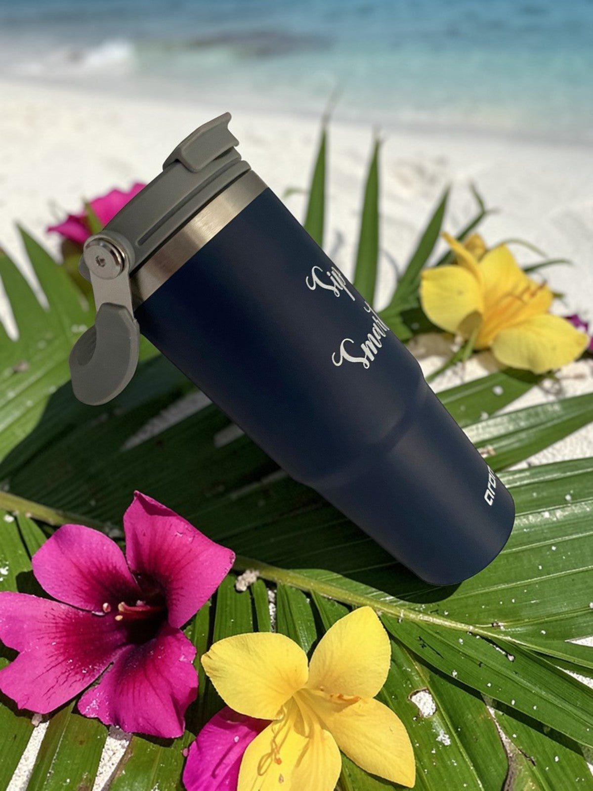 Aron "Sip Smarter" 600ml New Silicone-Wrapped Double-Use Car Cup - Premium 304/201 Stainless Steel Insulated Tumbler for Hot & Cold Beverages