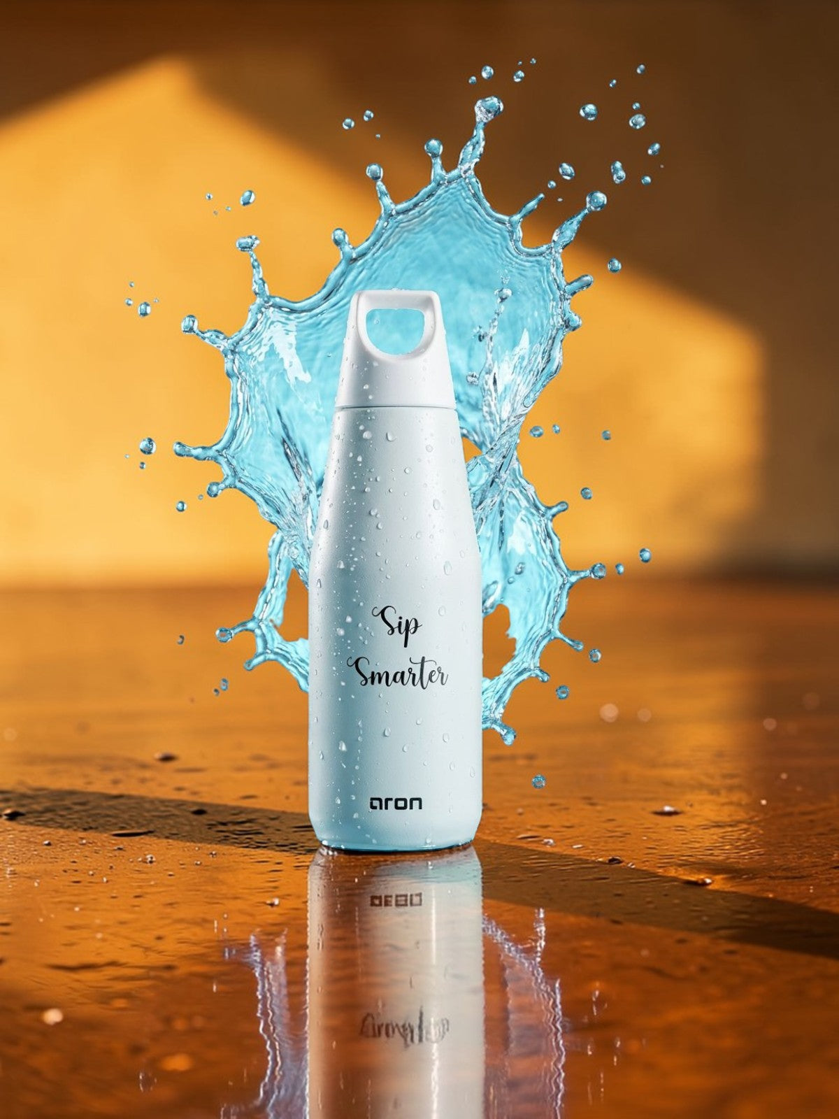 Aron Handle Cup - 580ml Insulated Stainless Steel Water Bottle
