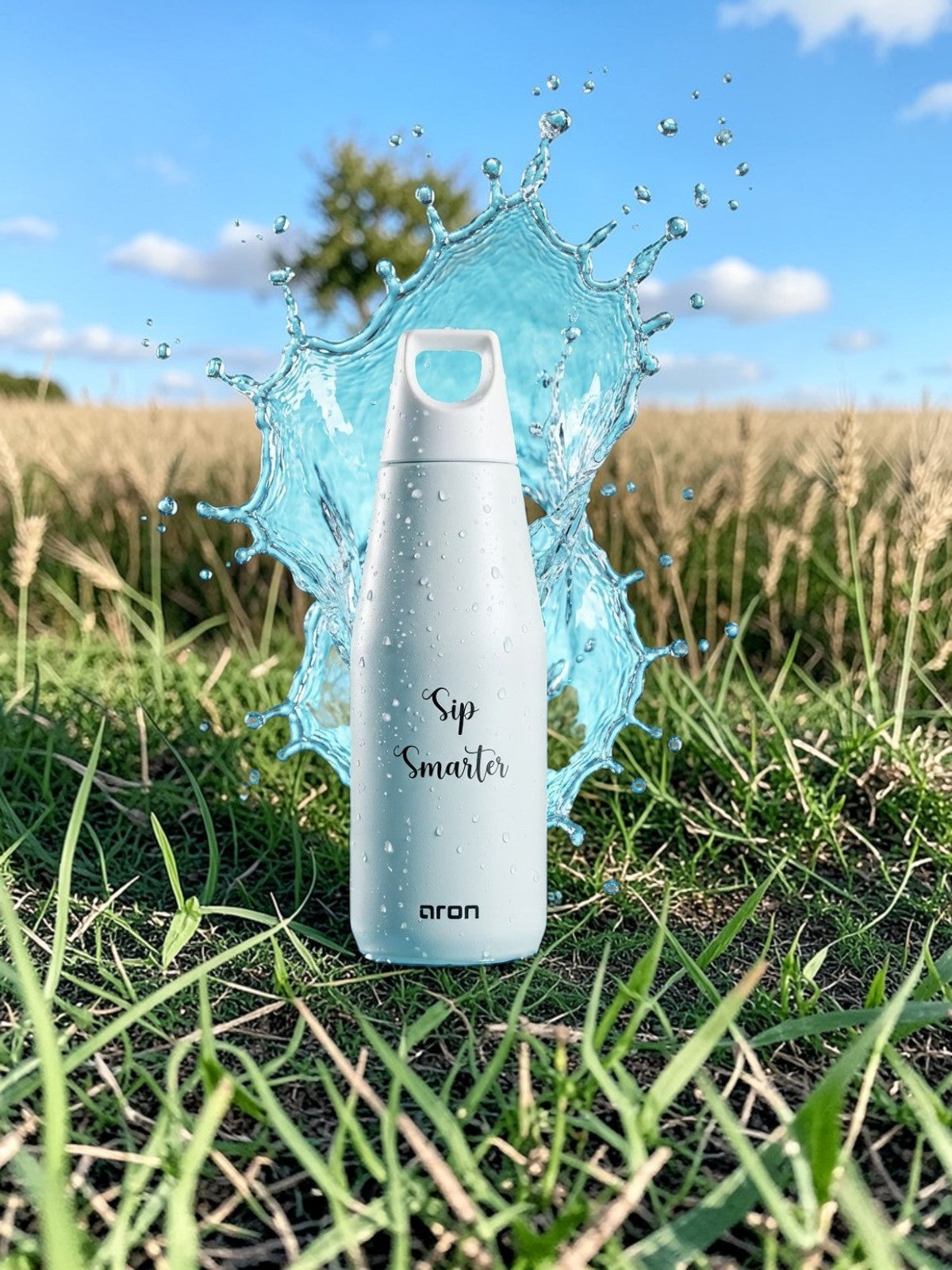 Aron Handle Cup - 580ml Insulated Stainless Steel Water Bottle