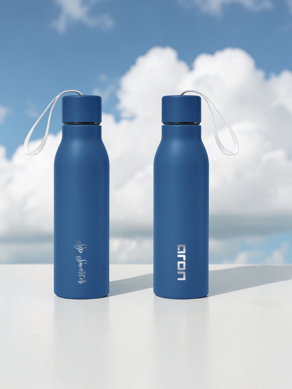 Aron 500ml Insulated Water Bottle, Double Wall Stainless Steel Tumbler, BPA-Free Leak Proof Reusable Drinking Bottle for Hot & Cold Drinks, Non-Slip Sweat-Free Travel Bottle for Gym, Office, Sports