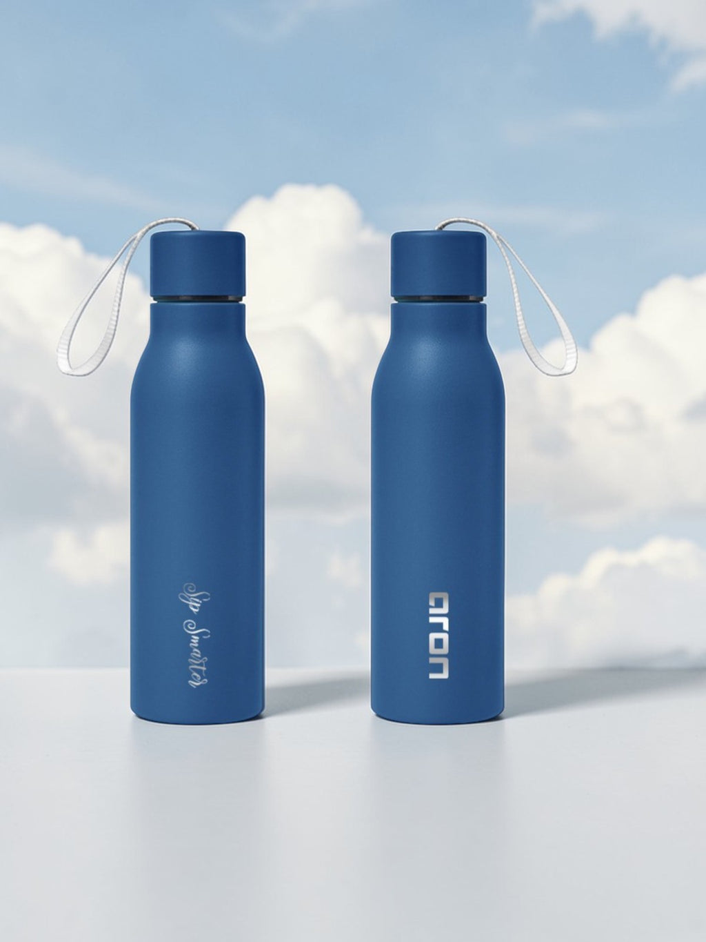 Aron 500ml Insulated Water Bottle, Double Wall Stainless Steel Tumbler, BPA-Free Leak Proof Reusable Drinking Bottle for Hot & Cold Drinks, Non-Slip Sweat-Free Travel Bottle for Gym, Office, Sports