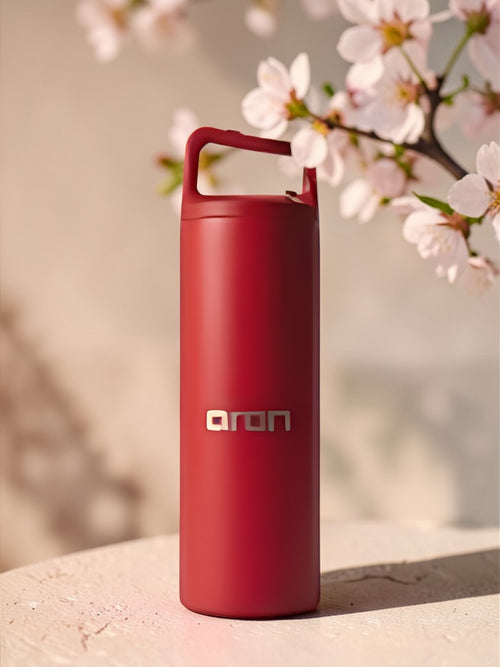 Aron 16oz Double Wall Stainless Steel Tumbler, 316 & 304 Insulated Travel Mug with Lid, Reusable Thermal Cup for Hot & Cold Drinks, Leak-Resistant Portable Coffee Tumbler for Office, Gym & Travel