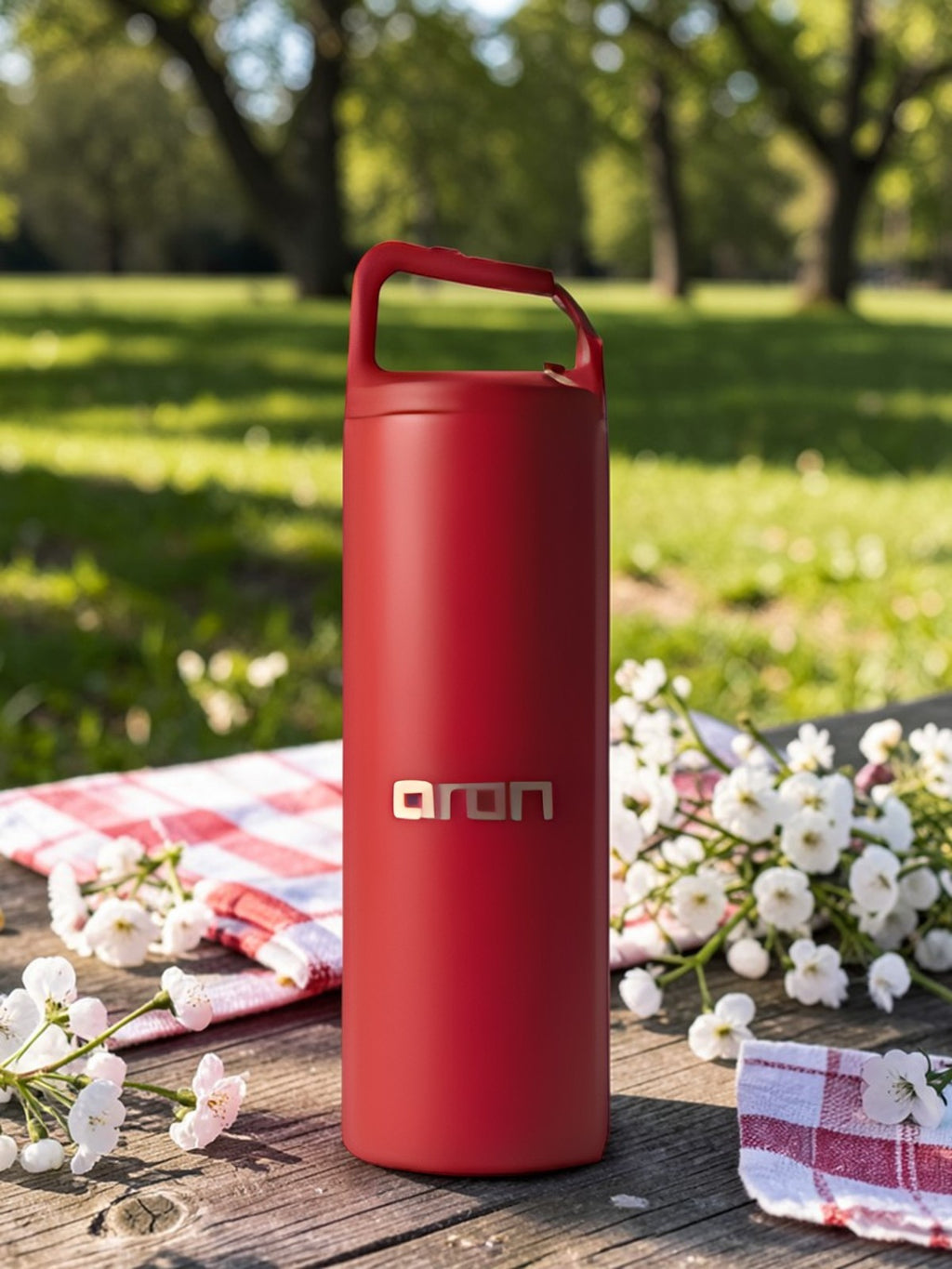 Aron 16oz Double Wall Stainless Steel Tumbler, 316 & 304 Insulated Travel Mug with Lid, Reusable Thermal Cup for Hot & Cold Drinks, Leak-Resistant Portable Coffee Tumbler for Office, Gym & Travel
